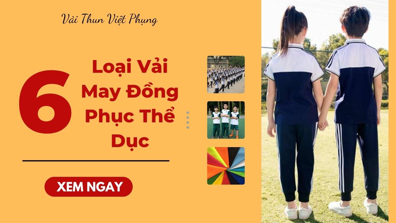 Vai may dong phuc